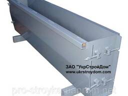 Форма для дорожных бордюров.