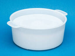 Форма для изготовления твердого и мягкого сыра с поршнем Ø 16 см на 1.5 кг сыра