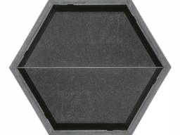 Форма для тротуарной плитки Шестигранник (половинка продольная) 2×205×88×45 Украина 1 шт