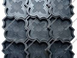 Формы для тротуарной плитки Клевер узорный h-45mm