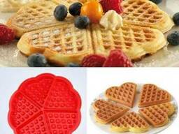 Форма силіконова для вафель Серце