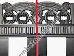 Формы для производства бетонной оградки для кладбища из АБС пластика №1a