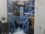 Фотопанно в ванную из стекла "Водопад" - фото 1