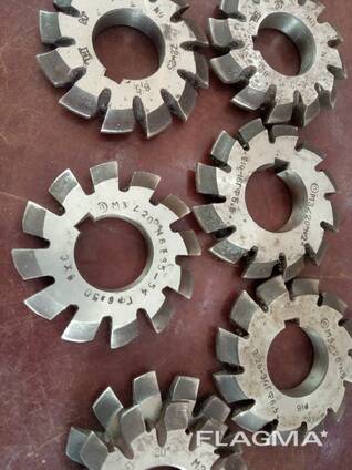 Фреза дисковая модульная M1.25 №8 20* Р6М5 складское хранение ссср 1шт 