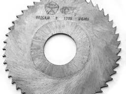 Фреза отрезная 80х1,0х22, Р6М5, тип 2, средний зуб, Z48, ГОСТ 2679-93.