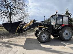 Фронтальний швидкознімний навантажувач КУН для трактора МТЗ, ЮМЗ, Т-40 AGROFORMAT-5.0
