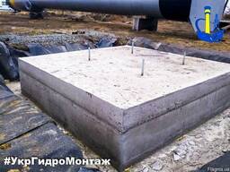 Чертеж фундамента под водонапорную башню ВБР в Украине