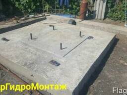 Фундамент под основание водонапорной башни Рожновского