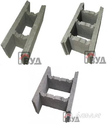 Фундаментные блоки (Несъёмная опалубка) диабаз блок 200 мм 275 мм 400 мм