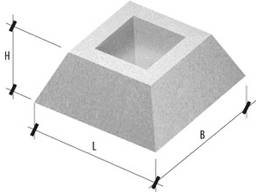 Фундаменты панелей ограждений