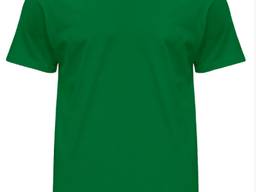 Футболка мужская JHK, цвет зеленый. Нанесение логотипов