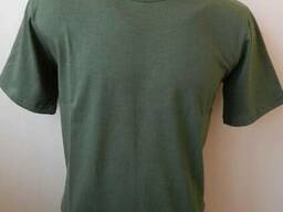 Футболка олива, трикотажная футболка для охраны