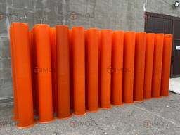 Футерування поліуретаном труб самопливних