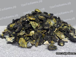 Галька для декора зелёная греческая