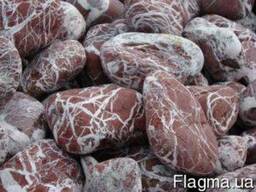 Галька для декора красная греческая