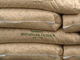 Галька янтарная