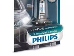 Галогеновая лампа Philips 12972XVPB1 H7 55W 12V X-tremeVision Pro150 +150% B1