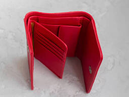 Гаманець жіночий зі шкіри крокодила Ekzotic Leather Червоний (cw106)