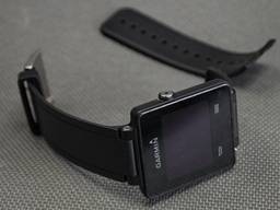 Garmin Vivoactive Смарт часы фитнес трекер для спорта (ремешок силикон черный)