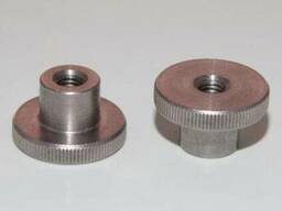 Гайка рифленая высокая