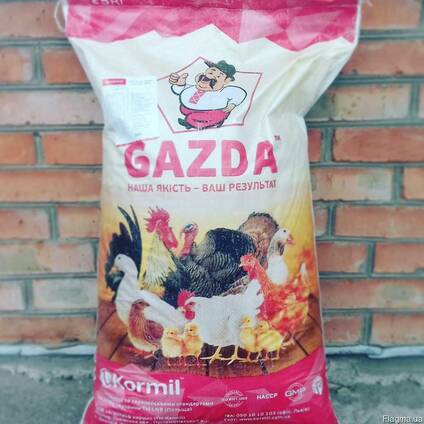 Gazda, Комбікорм для бройлерів Старт Kormil
