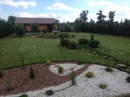 Газон - укладка, посев в Киеве Озеленение Автополив