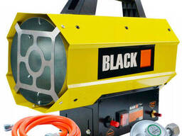 Газова теплова гармата Black 15 кВт (дуйка) — Потужний обігрівач до 150 м² + Шланг и...