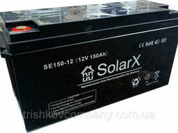 Гелевый аккумулятор SolarX SXG150-12 (12V 150Ah)