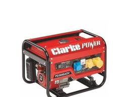 Генератор бензиновый Clarke PG3800ADV EURO5 2,7квт (3квт)