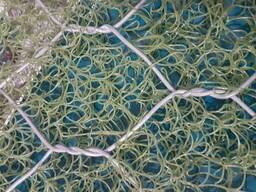 Геомат армированный сеткой