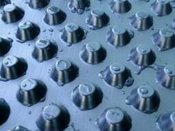 Шиповидная дренажная геомембрана Изолит Profi 0.5 1х20 м