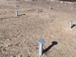 Геошуруп (винтовая свая) оцинкованный 57х3 мм