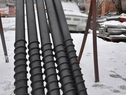 Геошурупы, винтовые сваи, монтаж, доставка, гвинтові палі, фундамент