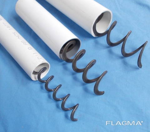 Гибкий гнучкий шнек спираль спіраль труба кормораздачи 35 57 69 70 92 сипучих пелет зерна