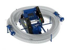 Гнучкий шнековий транспортер (спіральний конвеєр) DUO 24 метри на ДВС