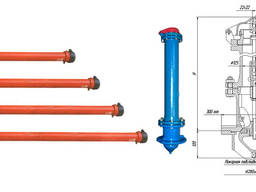 Гидрант пожарный подземный HDI (корпус высокопрочный чугун) (Н-0,50 м. )