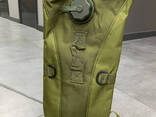 Гидратор тактический военный для воды KMS, 3 литра, Олива, гидратор-рюкзак - фото 3