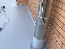 Гидроизоляция Кровли мембранами ПВХ, ТПО.