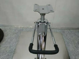 Гідропривід помпа для перукарських крісел висока з ходом штока 16 см з нержавіючої сталі.