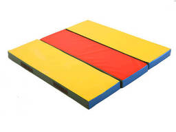 Гимнастический мат складной Мат лавочка 120х120x8 см