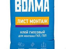 Гипсовый клей Лист Монтаж 30кг Волма
