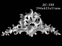 Гипсовый средник - Дс288В_294x625x51mm_3D_nikas