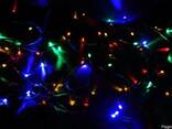 Гирлянда нить, новогоднее украшение деревьев, монтаж гирлянд - фото 2