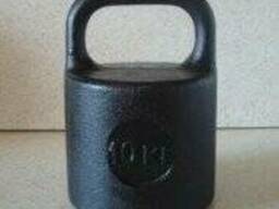 Гиря чугунная 10кг класс М1 (складского хранения)