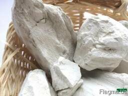 Глина Белая прессованная, пакет 1 кг