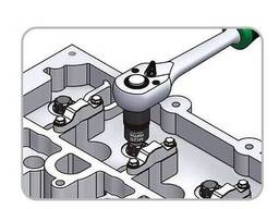 Головка 1/2" Ribe M12S для разборки головки блока цилиндров Nissan Toptul JDDF1612