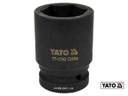 Головка торцева ударна шестигранна YATO 1 М41 x 80 мм Cr-Mo