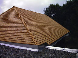 Гонт колотий , фасади, дерев'яний фасад