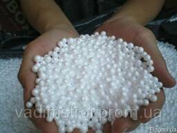 Гранула полистирола (шарик пенопластовый) 3-5 мм