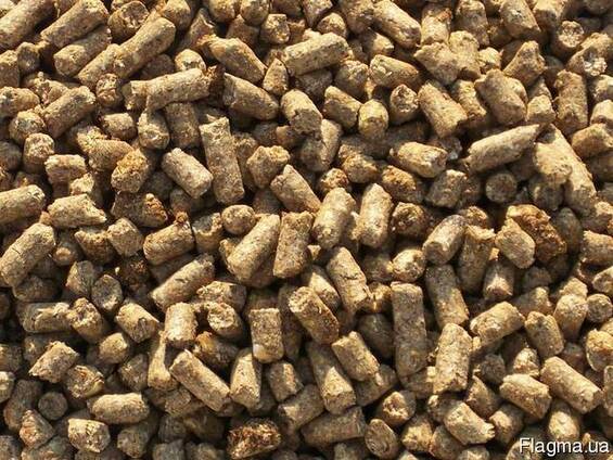 Кормова гранула (овес та ячмінь): комбікорм для свиней, кіз, коней та ін.